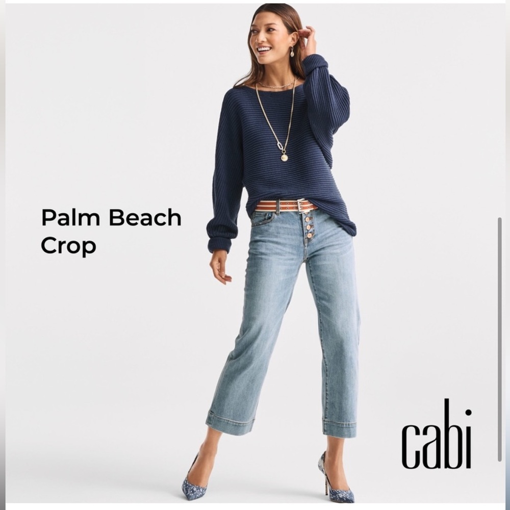Cabi Palm Beach Crop jeans size 6